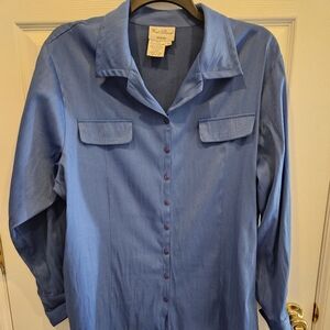 Women's Fred David Plus Size 22 Button Down Shirt